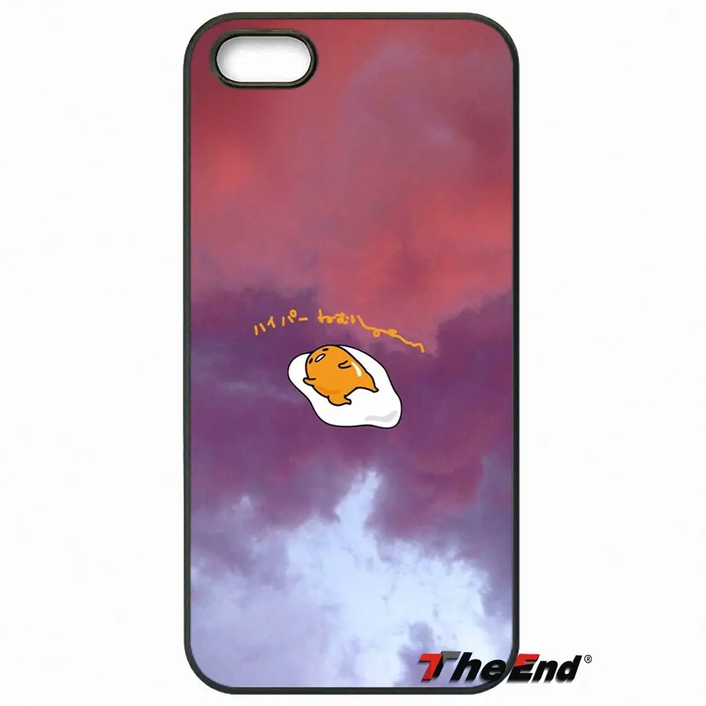 Мода Мультфильм Gudetama ячейки чехол для телефона iPhone X 4 4S 5 5C SE 6 S 7 8 плюс galaxy J5 J3 A5 A3 2016