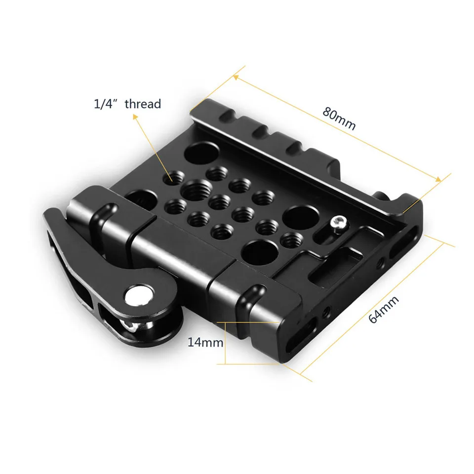 SmallRig быстросъемное крепление ласточкин хвост для DJI Ronin M с резьбовыми