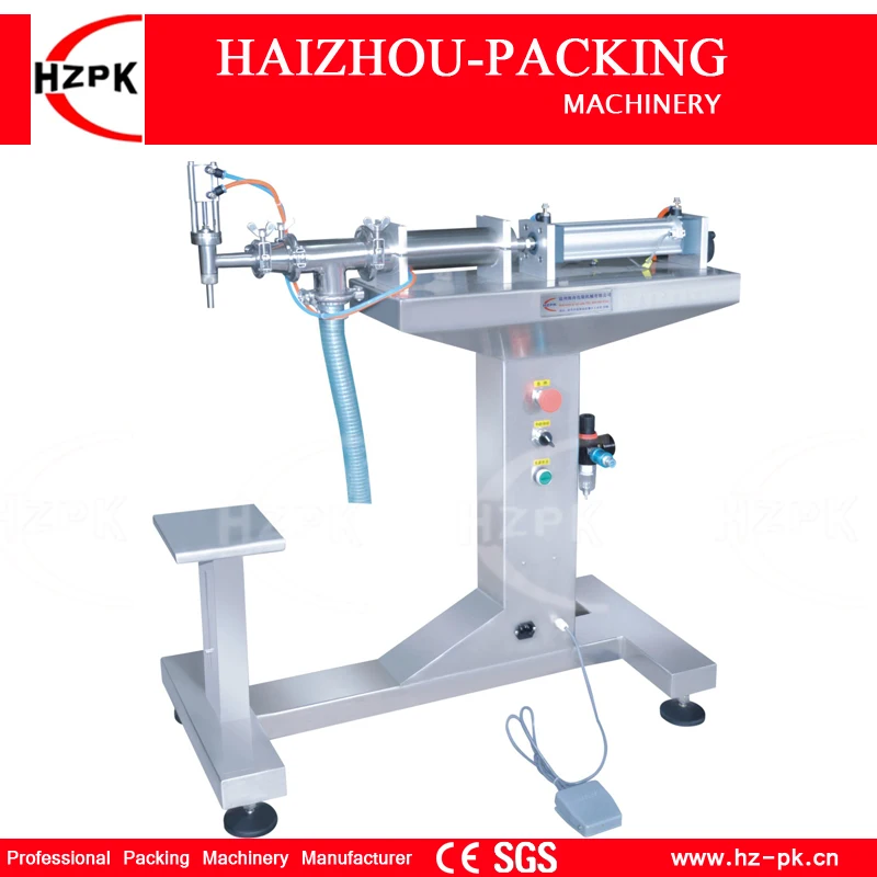 HZPK Floor Type Single Head Water Filling Machine Vertical Steel Bottle Small Packer 50-500ml G1LYD500 | Бытовая техника