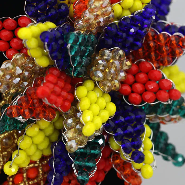 Подвески 4 слоя Африканский кристалл костюм Ювелирные наборы Индийский