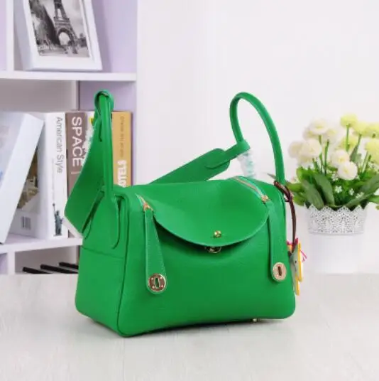 Green 30cm RTATD, новинка, натуральная кожа, коробка, женские сумки, модные, известный бренд, дизайн, женские сумки на плечо,, женские сумки через плечо, B078 - Цвет: Green 30cm