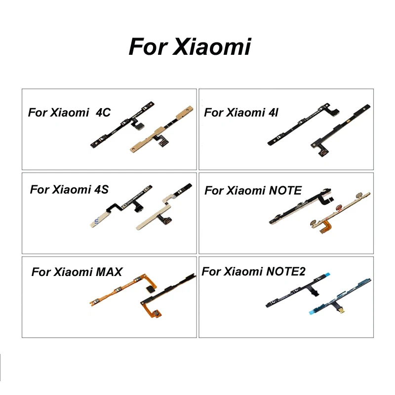 YKaiserin для Xiaomi M4C M4I M4S MAX Note note2 кнопка включения и выключения питания гибкий кабель