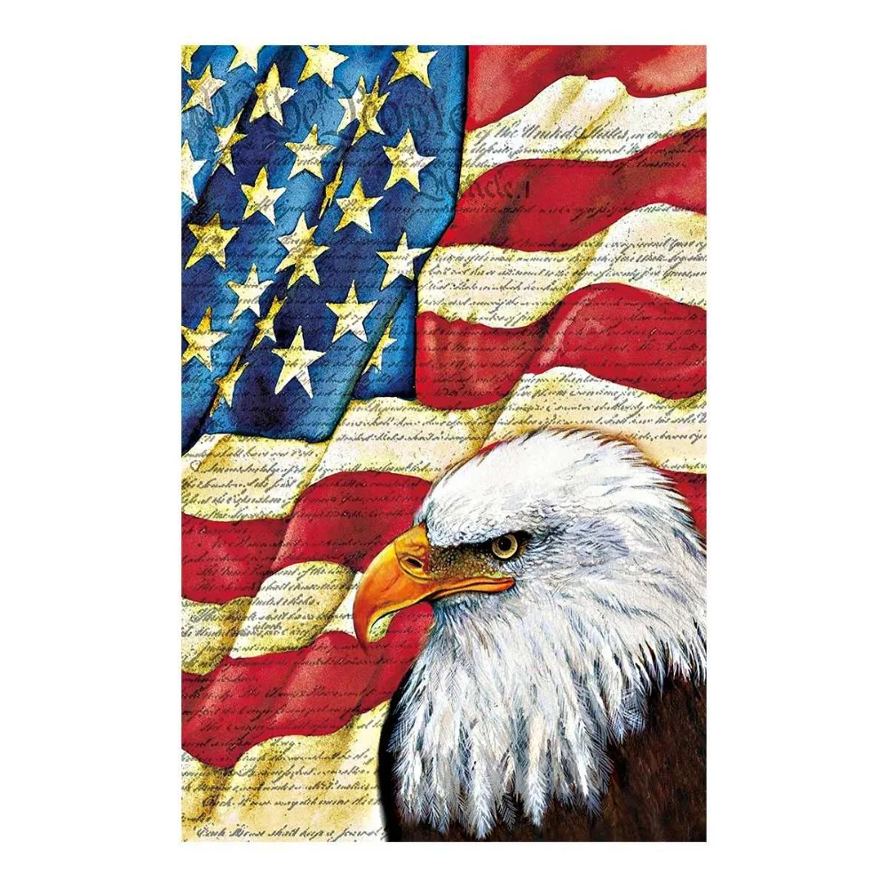 Дизайнерский Садовый флаг на заказ с креативным американским флагом домашние