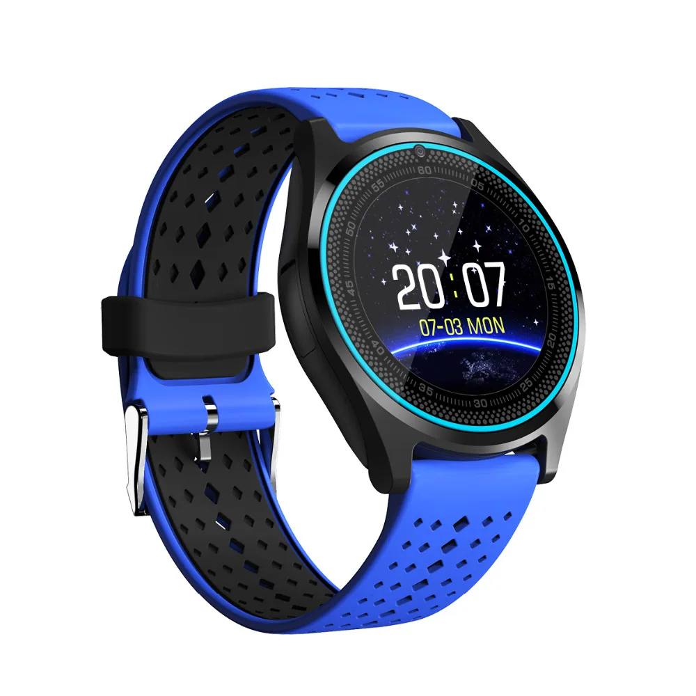 V10 Smart Watches Round Screen Fitness Activity Tracker Sleep Monitor Pedometer Calories Track Support SIM Card remote camera |