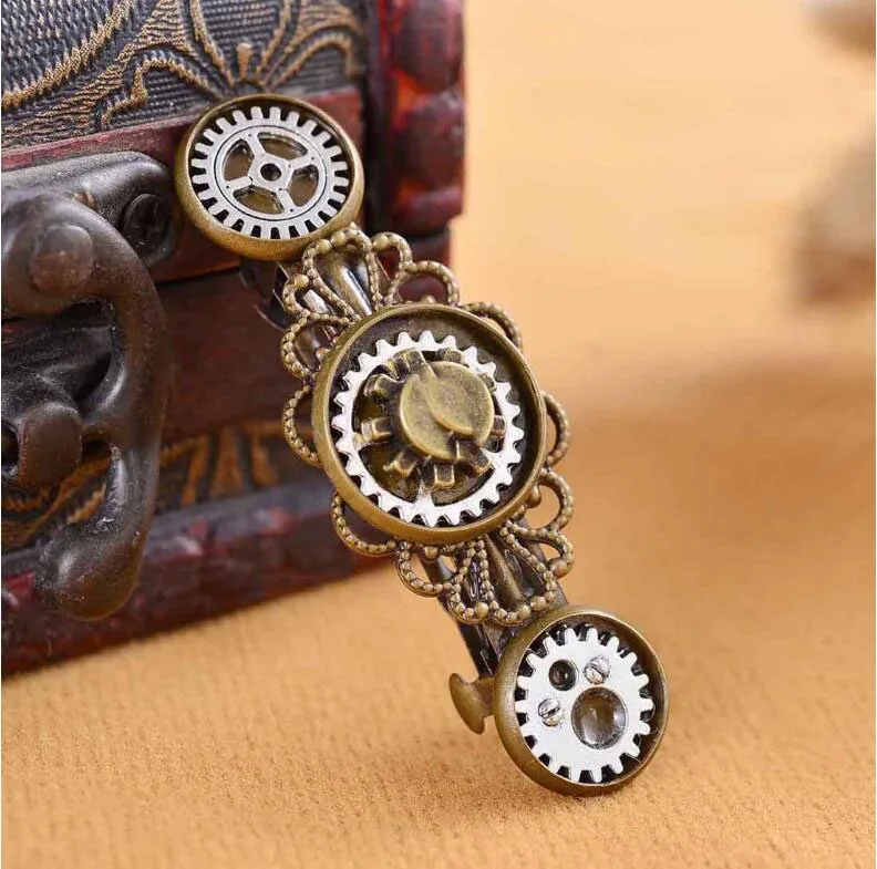 1 шт. винтажные стразы заколки для волос в стиле стимпанк ретро аксессуары |