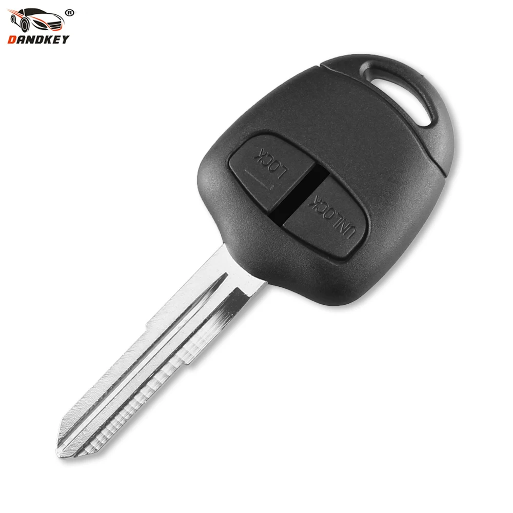 DANDKEY 2 кнопки дистанционного ключа оболочки Uncut Blade для Mitsubishi Lancer Outlander Colt Mirage