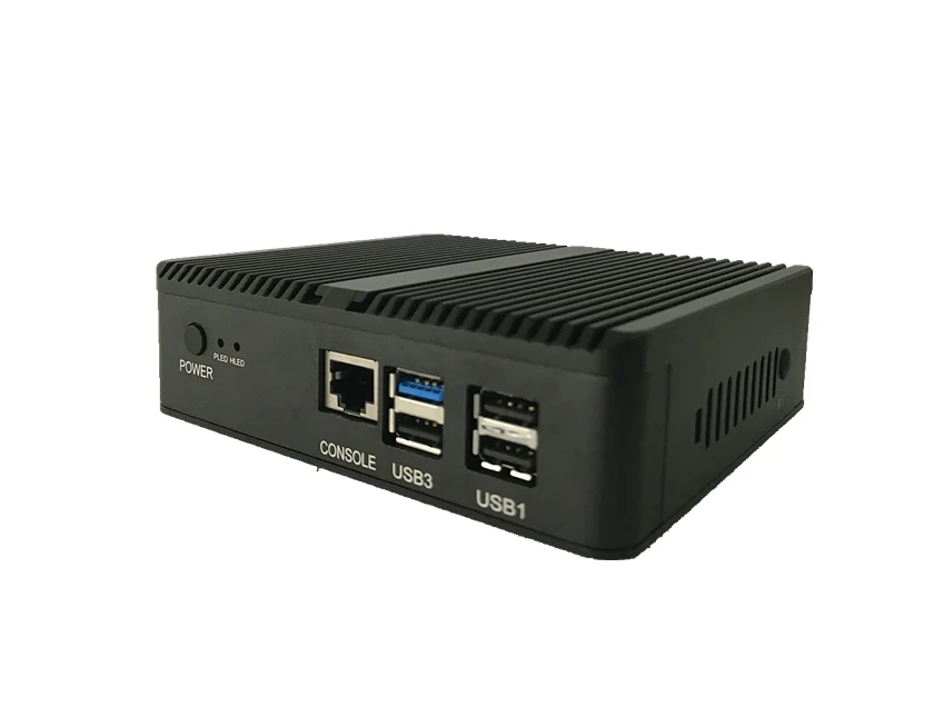 Безвентиляторный Intel Celeron quad core J1900 Мини ПК нано ПК компьютер с windows 7 windows 10 linux