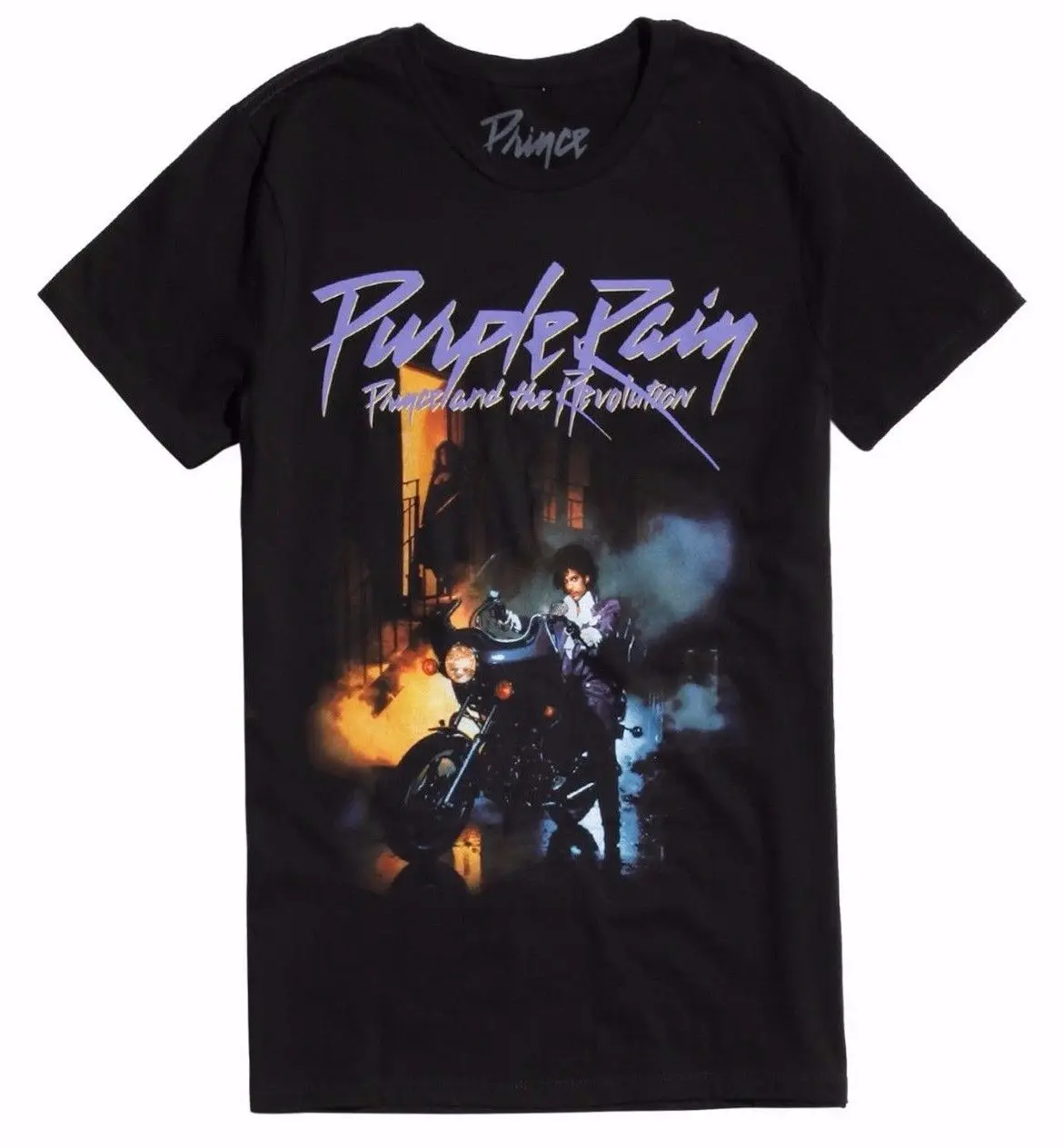 

Prince PURPLE RAIN PRINCE AND THE REVOLUTION Authentic & Official Men'S T-Shirts Summer Style Fashion Swag Men T Shirts