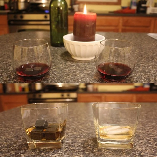 9 шт./компл. камни для виски потягивающий кубик льда камень кулер подарок на