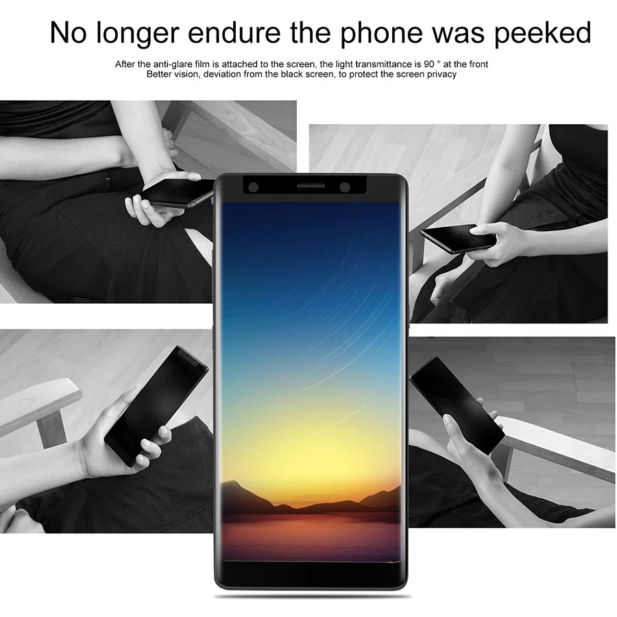 Закаленное стекло премиум класса для Note 8 Note8 защитная пленка экрана с защитой от