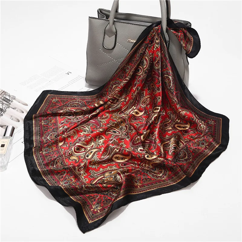 Женский шёлковый шарф-платок 60 х60 см | Аксессуары для одежды