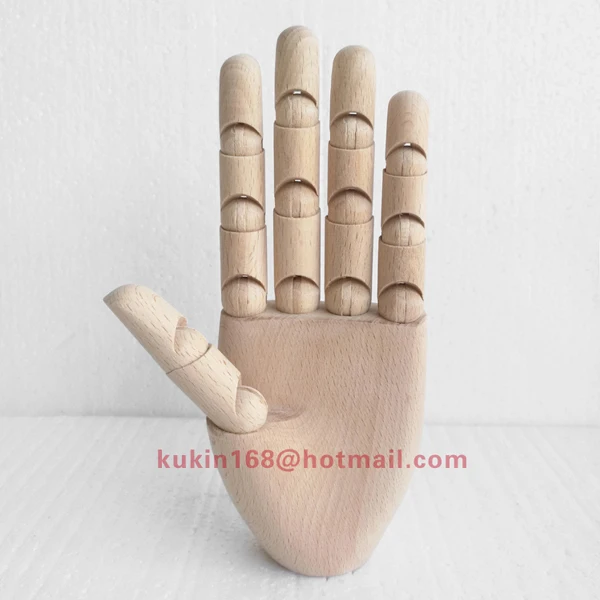 Деревянная Ручная ладонь гибкие стыки художественного манекен руки | Дом и сад