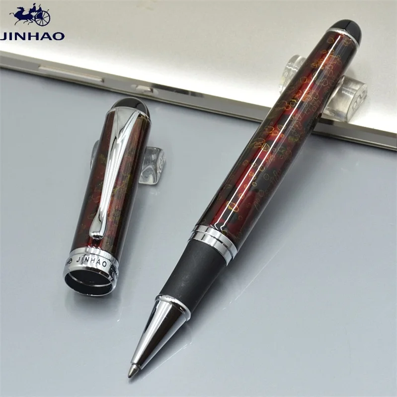 pen as picture show JINHAO 750 Высококачественная Черная/Розовая/белая шариковая ручка, офисные канцелярские принадлежности, роскошные шариковые ручки для письма, подарок A7 - Цвет: pen as picture show