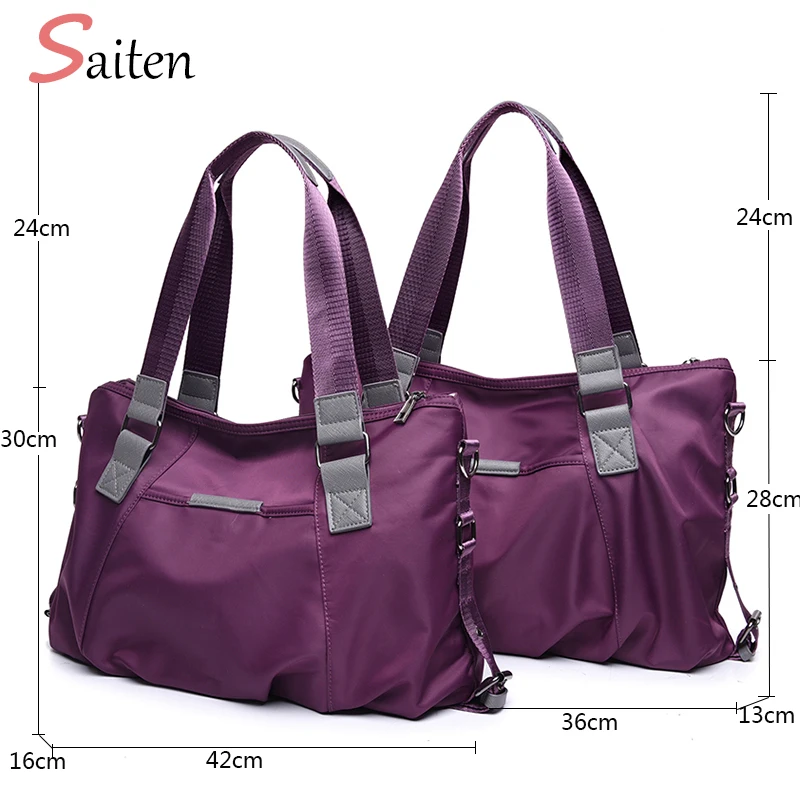 Новая нейлоновая Водонепроницаемая женская сумка вместительная тоут женские