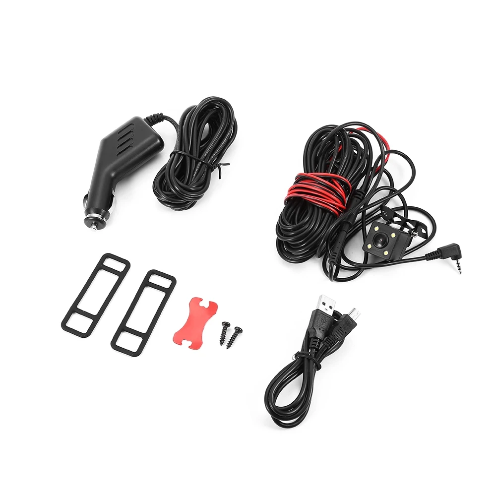 Free Shipping 4.3 Inch LCD Screen Car Rearview Mirror DVR with Rear View Camera 1080P Digital Video Recorder WIFI Camcorder | Автомобили и