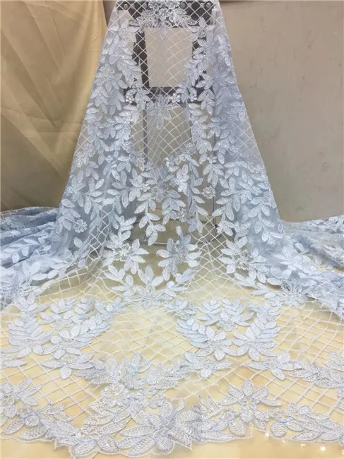 2019 модная африканская кружевная ткань блестящие материалы французское кружево