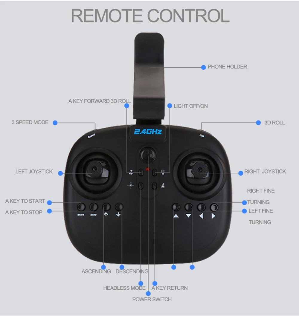 Радиоуправляемый селфи Дрон с 2.0MP HD Wifi камерой/без Квадрокоптер камерой 2 4G 4CH 6