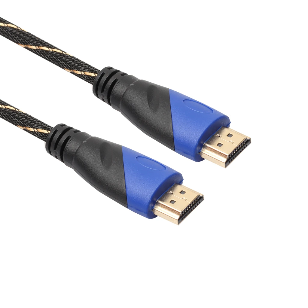 REXLIS нейлоновая оплетка кабеля HDMI 0 5 M 1 м 3 10 кабель 1080 P 3D для PS4 Xbox проектор HD ЖК
