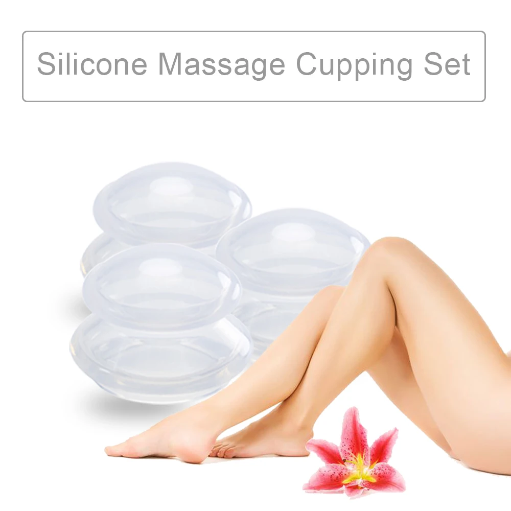 Silicone Massage Cupping Set Deep Tissue Massage Cupping Body Massager Vacuum Therapy Cups Massagem Face Cupping Cellulite Cup