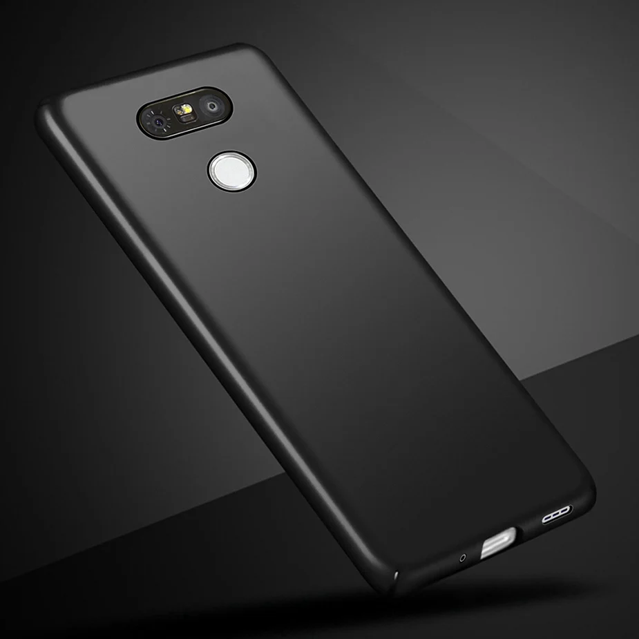 Black Жесткий с узором «Мороз» чехол для LG G5 G 5 Ultra Slim 360 Полный Телефон Сумка Случаи роскошные матовые PC задняя крышка для LG H850 H820 H860N Капа 5,3'' - Цвет: Black