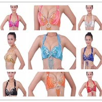 2019 hot selling new women cheap belly dance costume bra top for sale various colors belly dance performace clothes top sexy