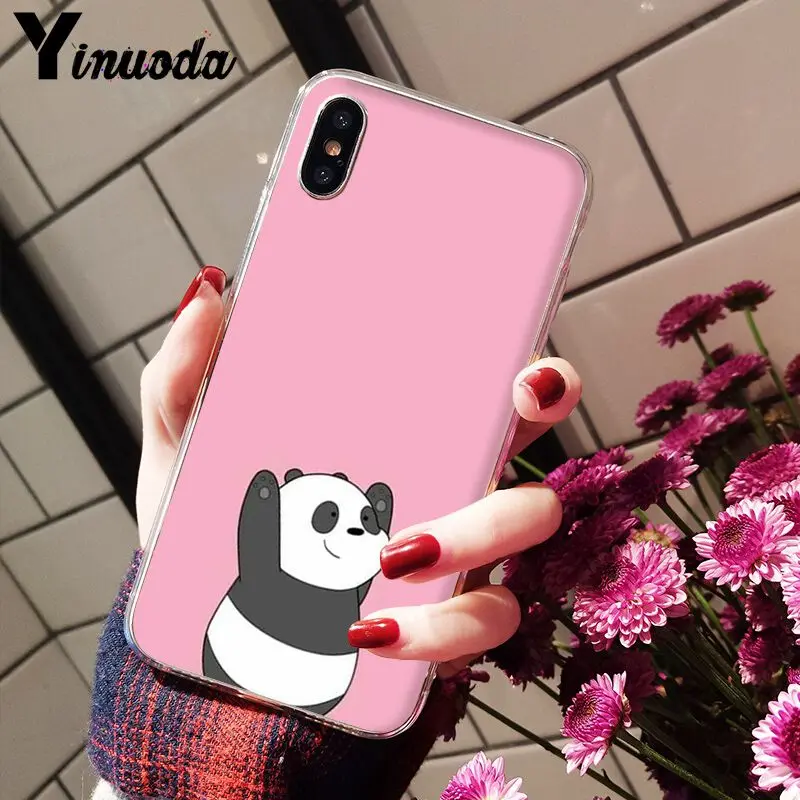 11pro MAX Милый Панда Новинка чехол для телефона Fundas Apple iPhone 8 7 6 6S Plus X XS 5 5S SE XR Чехлы