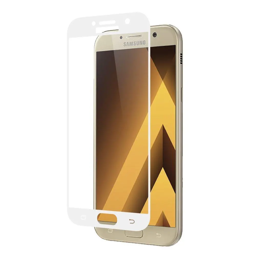 Защитное стекло с полным покрытием экрана закаленное для Samsung Galaxy S7 S6 A3 A5 A7 2016 2017 J3