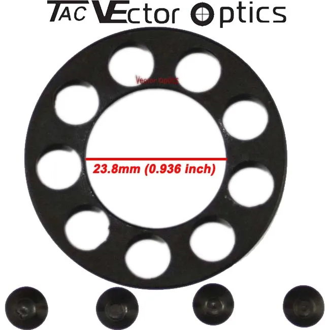 10 шт. Vector Optics. 750. 936 дюймовые передние колпачки для AR15 AR10 308 Бесплатная поплавок