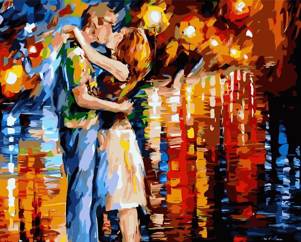 &quotМеломан&quot DIY цифровой Краски Набор для рисования масла ing по количеству 40*50 см