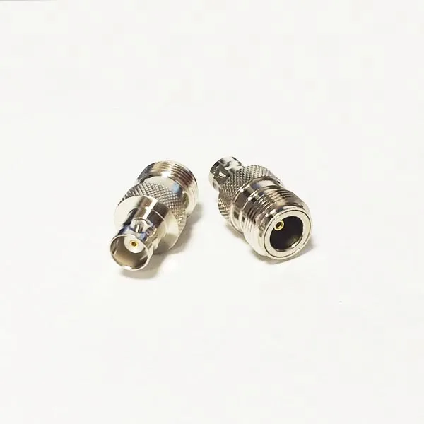 

1pc NEW N Female Jack to BNC Female Jack RF Coax Adapter convertor Straight Nickelplated wholesale