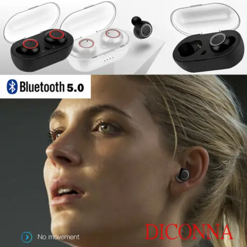 Bluetooth 5 0 Беспроводная Спортивная гарнитура TWS мини наушники-вкладыши зарядное