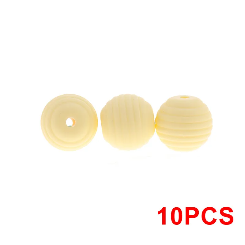 T- 33 Cream Yellow 10 шт. мини-бабочка силиконовые в форме цветка детский прорезыватель из бисера BPA бесплатно младенческой кусаться Цепочки и ожерелья аксессуар DIY новорожденных зубные кольца для детей игрушка - Цвет: T- 33 Cream Yellow