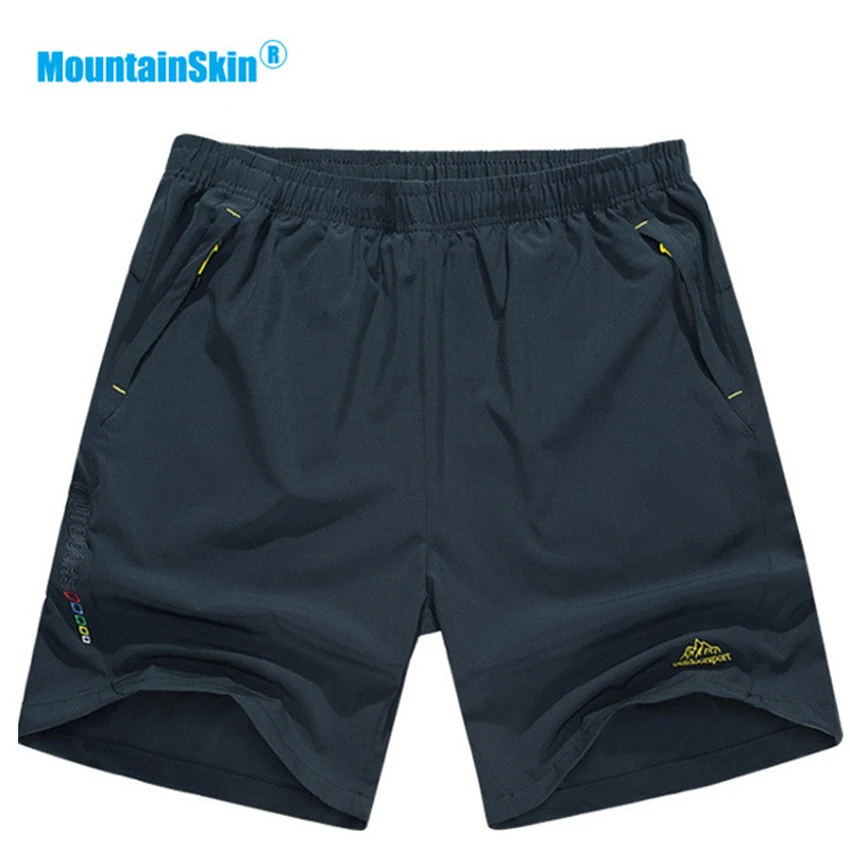 Mountainskin мужские спортивные быстросохнущие шорты дышащая Спортивная одежда для улицы походов бега кемпинга