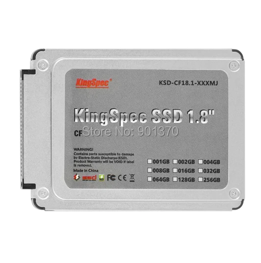 Kingspec 1.8 &quotIDE 50PIN CF HD SSD 64 ГБ внутреннего Твердого твердотельный накопитель жесткий