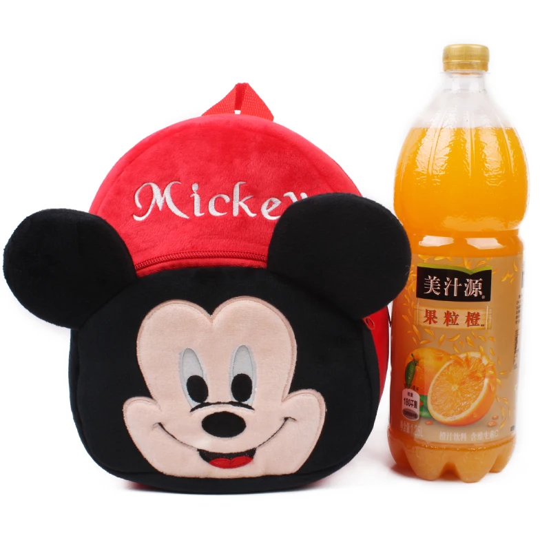 Милый Детский плюшевый школьный рюкзак с мультипликационным принтом для