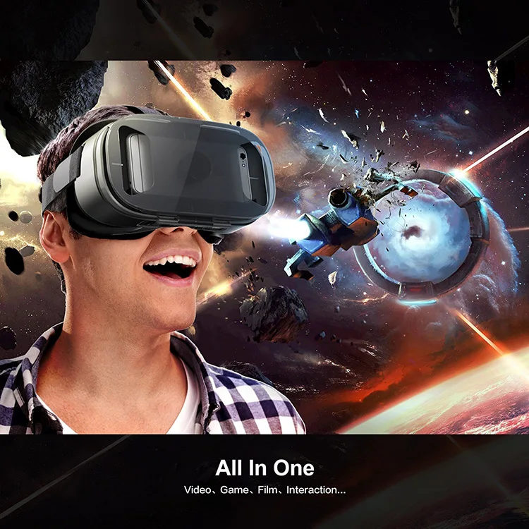 Умный VR виртуальной реальности Box HD 3D очки частный кинотеатр фильм игровой шлем с