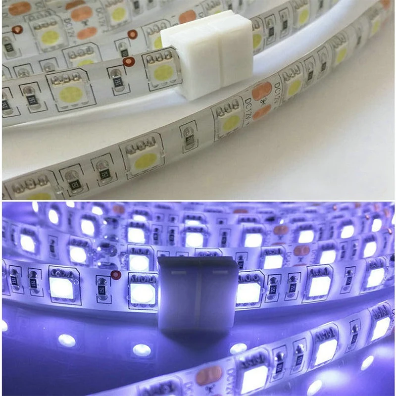 5 шт./лот 10 мм 4-контактный разъем для светодиодной ленты 5050 RGB бесплатная доставка