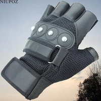 cycling punk gloves half finger mens womens summer bicycle gloves guantes ciclismo sports bike rivets gloves mittens g48