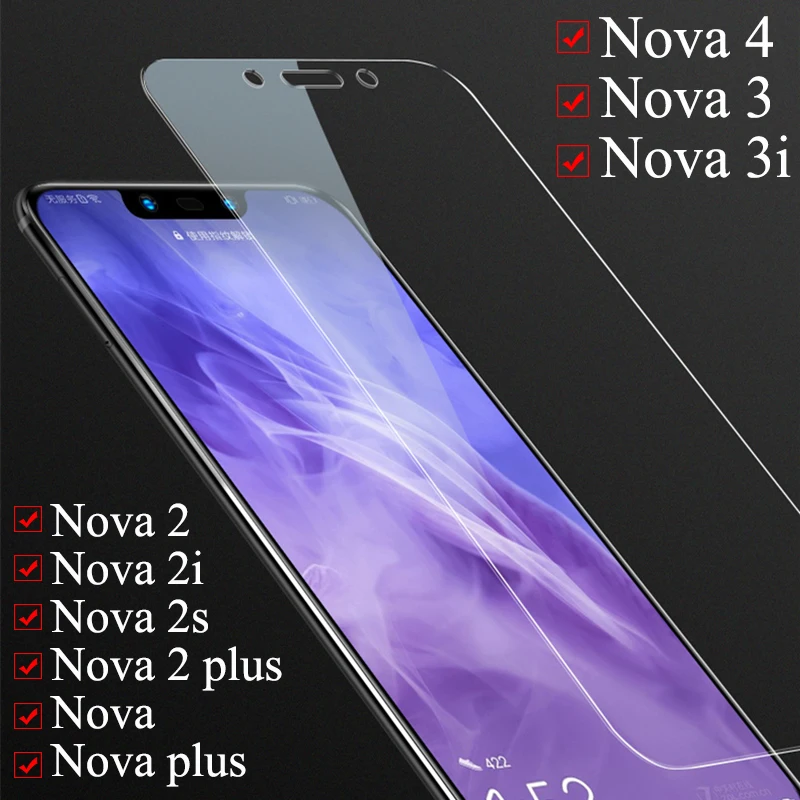 Защитное стекло на для huawei nova 4 3i 3 2i 2 я плюс tempered glas huawey hauwei защитная