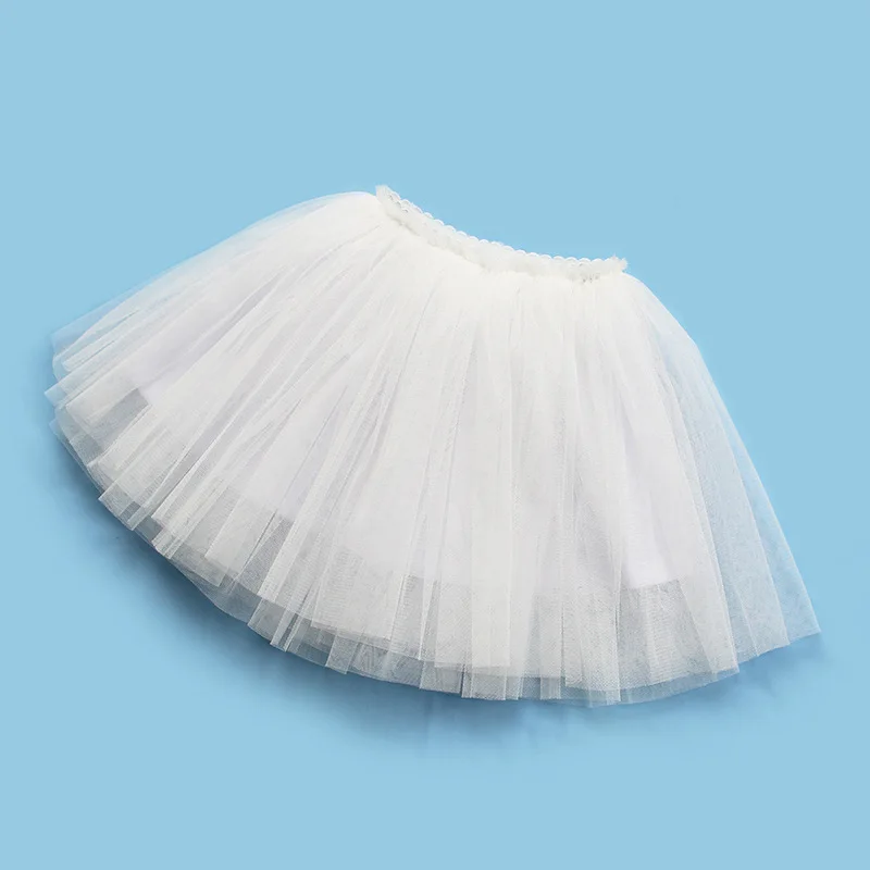 Милая Пышная юбка пачка принцессы для детей 2 10 лет детская подъюбник 4 слоя яркая