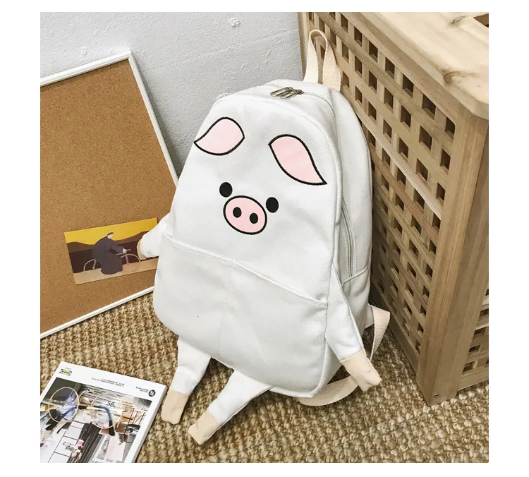 Япония Natsume Yuujinchou мультфильм свинья кошка Студенческая сумка на плечо женский Harajuku рюкзак школьный