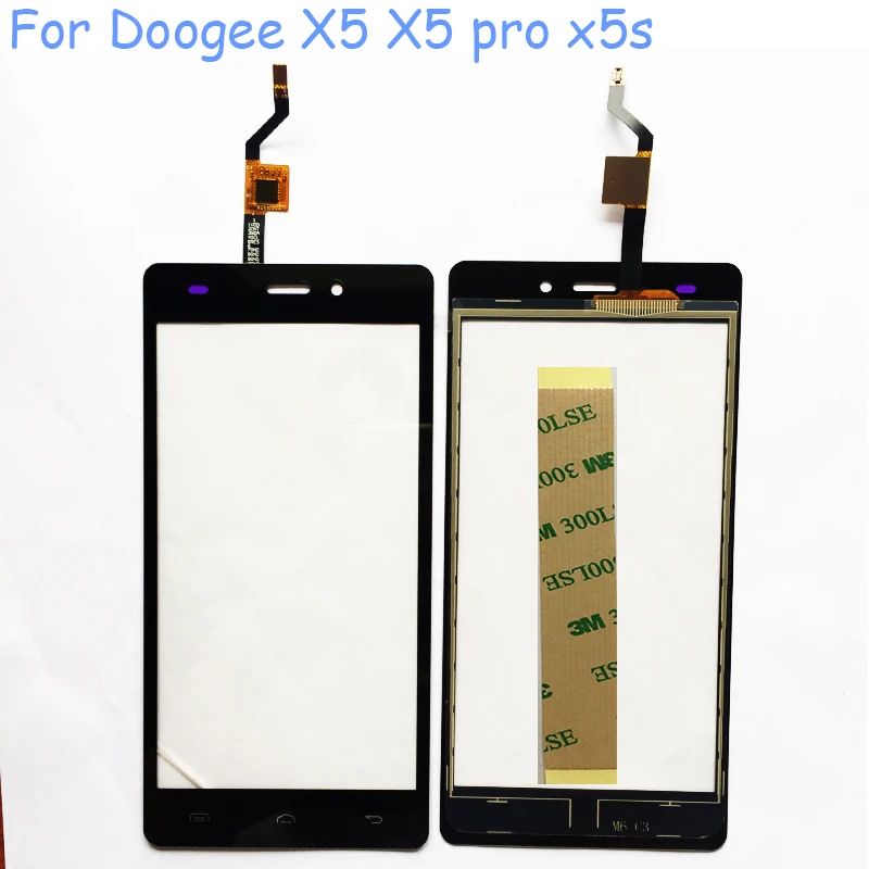 5 дюймов touch Экран Сенсор Для Doogee X5 Сенсорный экран планшета спереди Стекло Панель