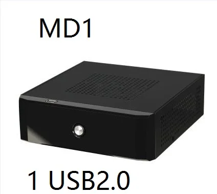 USB2.0 MD1 M05 MD03 MD01 компьютерный корпус ITX шасси небольшой мини горизонтальный для htpc маленький компьютерный чехол - Цвет: USB2.0 MD1