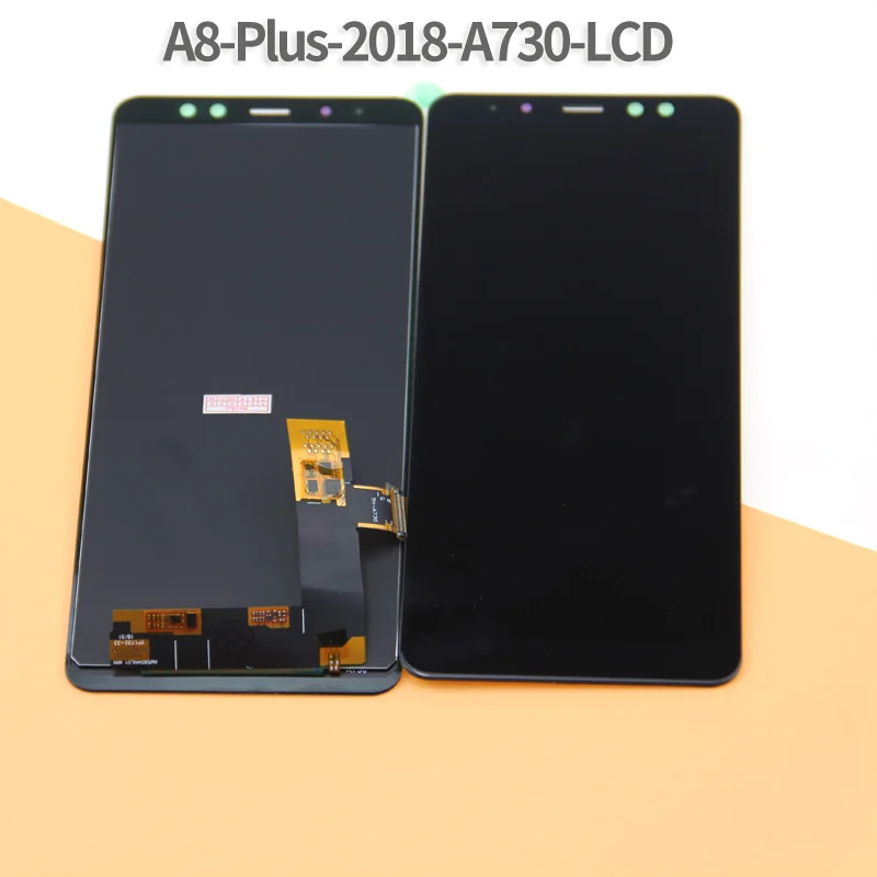 Для samsung Galaxy A8 Plus 2018 A730 ЖК-дисплей 100% протестированный рабочий сенсорный экран в