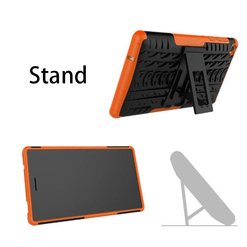 Противоударный чехол для Lenovo Tab3 7 дюймов защитный с подставкой силиконовый TB3 730X