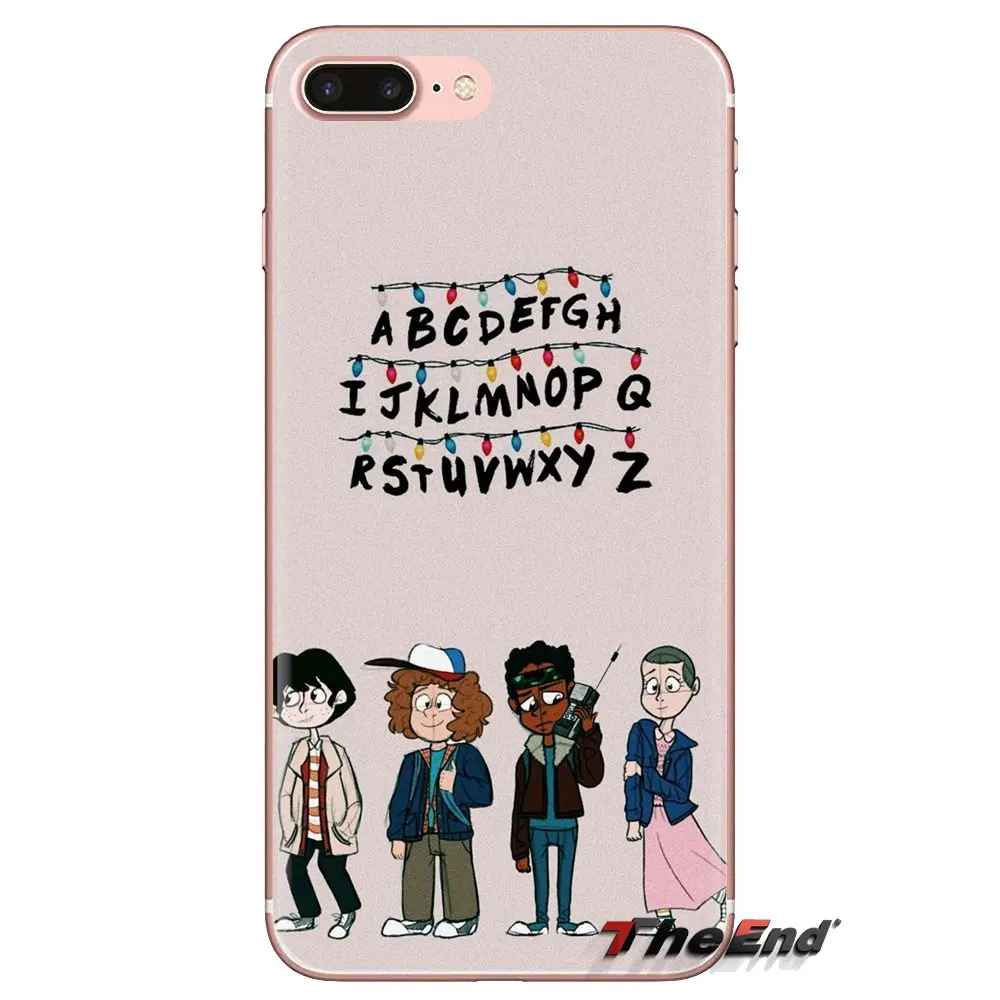 Mobile Phone Cover Stranger Things Alphabet Lights For LG Spirit Motorola Moto X4 E4 E5 G5 G5S G6 Z Z2 Z3 G2 G3 C Play Plus Mini |