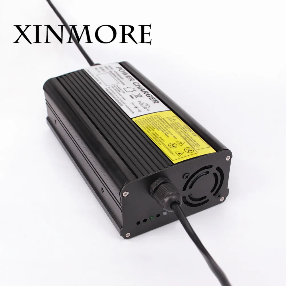 XINMORE 58 4 в блок питания 5A 4A 3A Lifepo4 литиевая батарея зарядное устройство для 48 В (51 2 в)