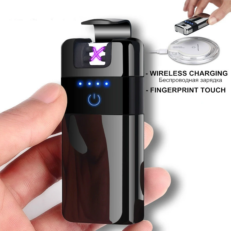 USB зарядка Электронная светодиодная Зажигалка импульсно дуговая Беспроводная