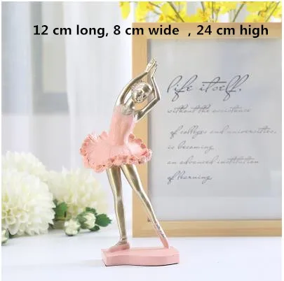 style 24 Красивая балерина девушка ремесла, характер искусства, творческие украшения для дома и офиса, свадебные подарки на день рождения - Цвет: style 24