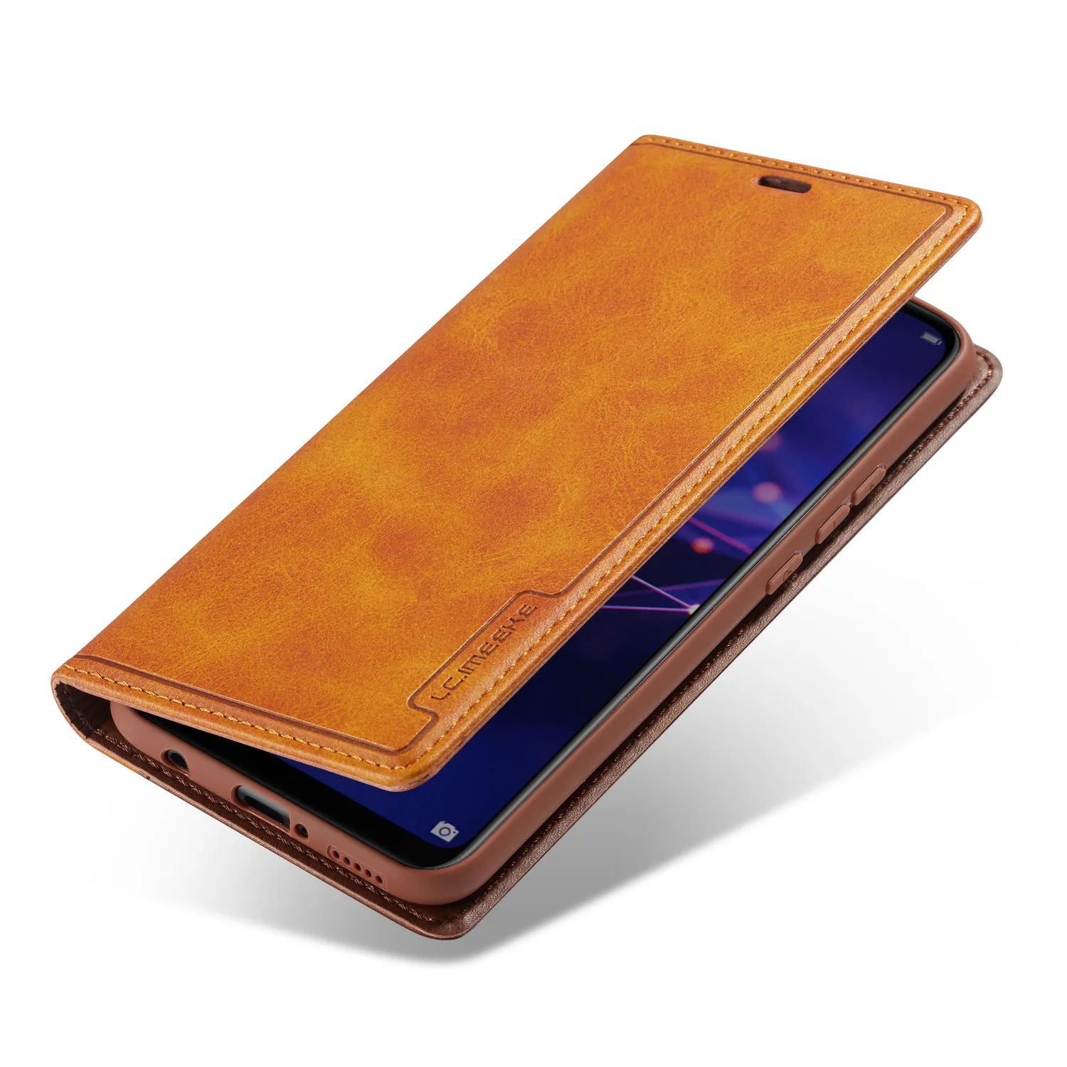 Чехол corium для huawei P20 Lite P30 mate 20, чехол с логотипом BOOK mate 20 Pro, Роскошный кошелек из натуральной кожи, чехол с подставкой